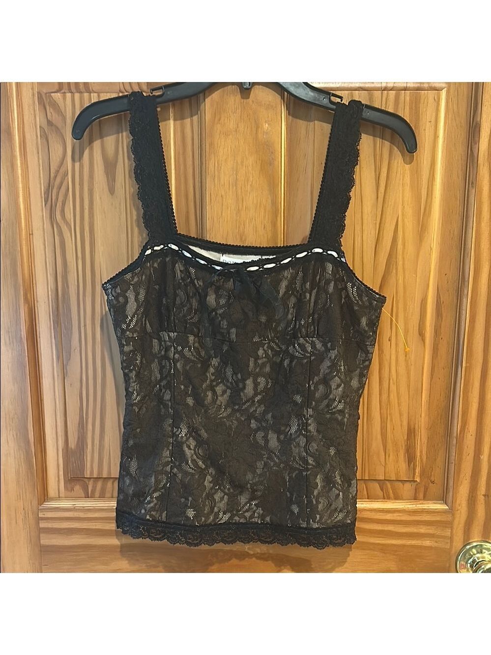 Elegant Black Lace Women's Top